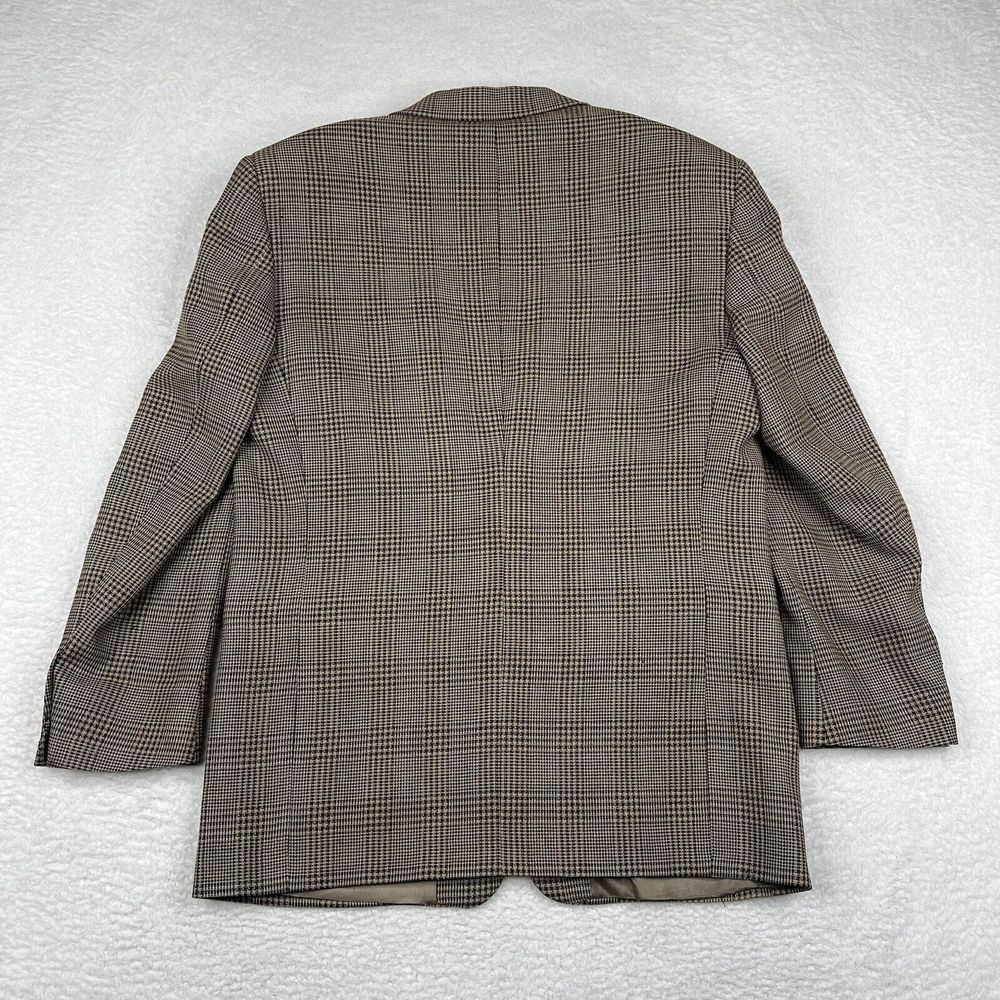 Vintage Givenchy Monsieur Blazer Mens 41R Brown 100% Wool Sports Coat Made USA - Picture 7 of 16